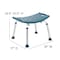 Flash Furniture 15" L, Plastic, Navy Bath & Shower Chair DC-HY3410L-NV-GG - alternate 7